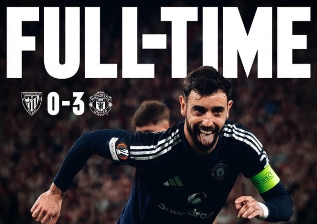 Europa League: Athletic Bilbao 0-3 Manchester United, Quỷ đỏ đại thắng trên sân khách.